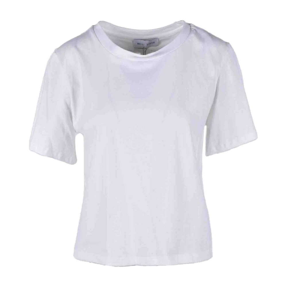 Weili Zheng Katoenen T-shirt White Dames