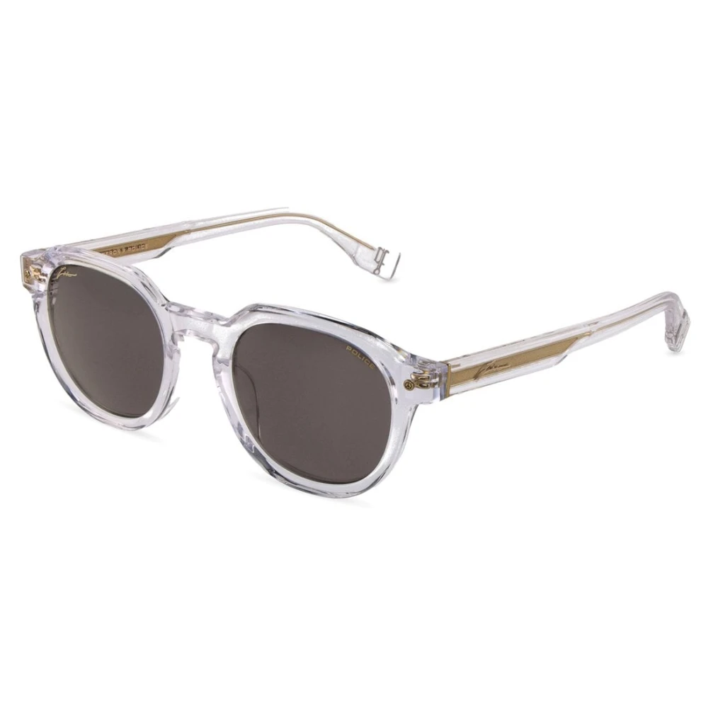 Police White Sunglasses, Male, 51 Mm, Splu83 Sunglasses
