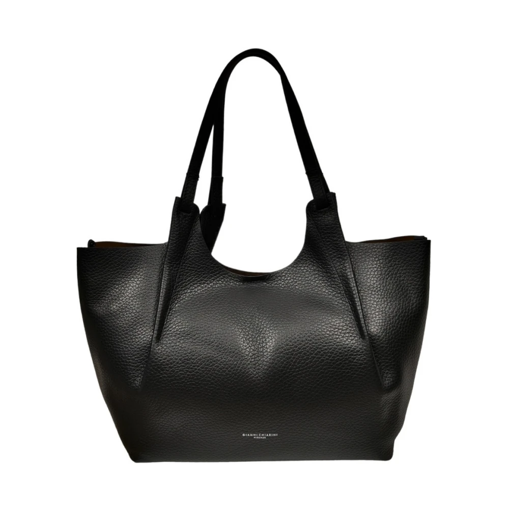 Gianni Chiarini Bubble Double Crossbody Bag Black Dames