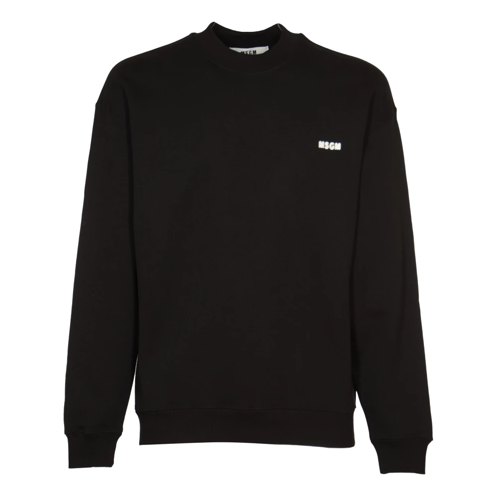Msgm Zwarte Herentrui Black Heren