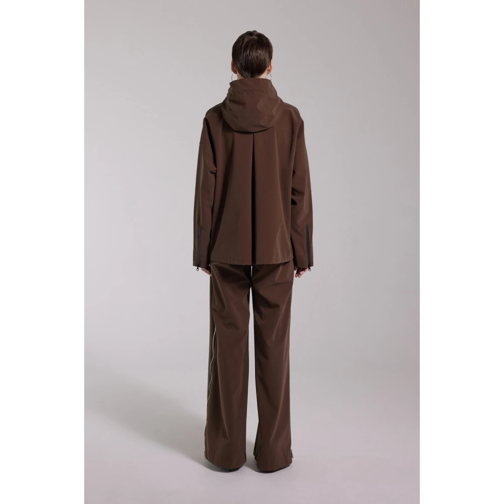 Stutterheim Matte Rits Regenjas Brown Dames