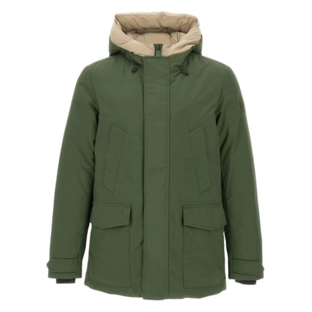Save The Duck Men's Green Winter Jackets, S, Parka P32292m Coto21.21652