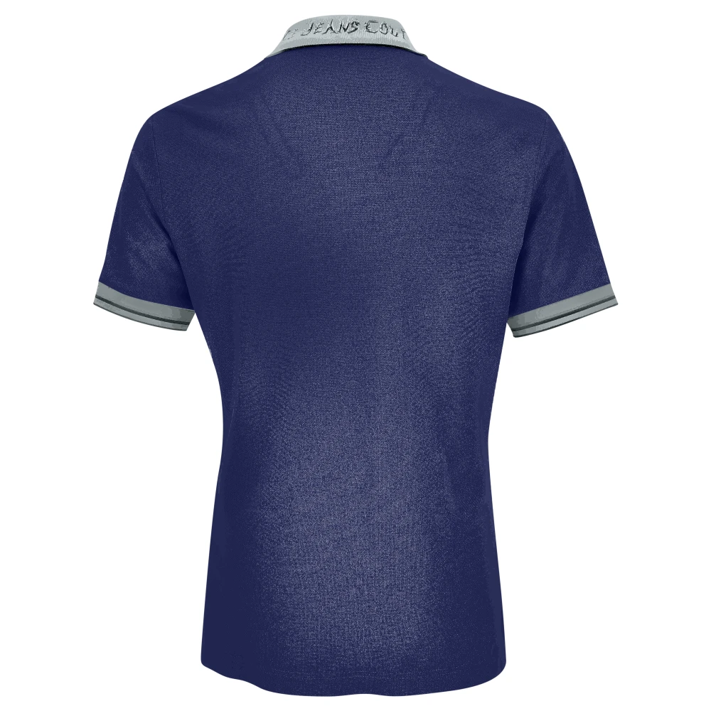 Versace Jeans Couture T-shirts en Polos Blue Heren