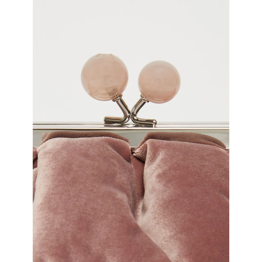 Max Mara Weekend Roze Velvet Pasticcino Tas Pink Dames