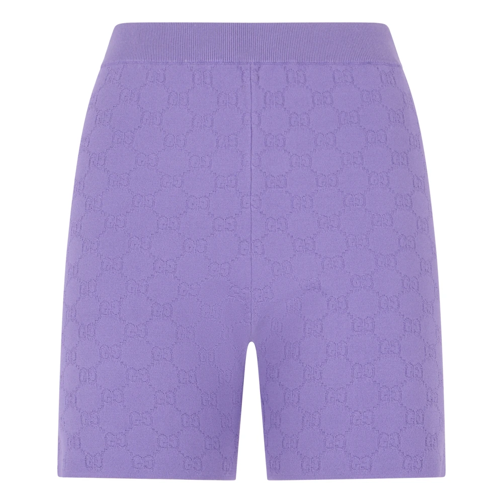 Gucci Women's Purple Short Shorts, Xs, Viscose Shorts