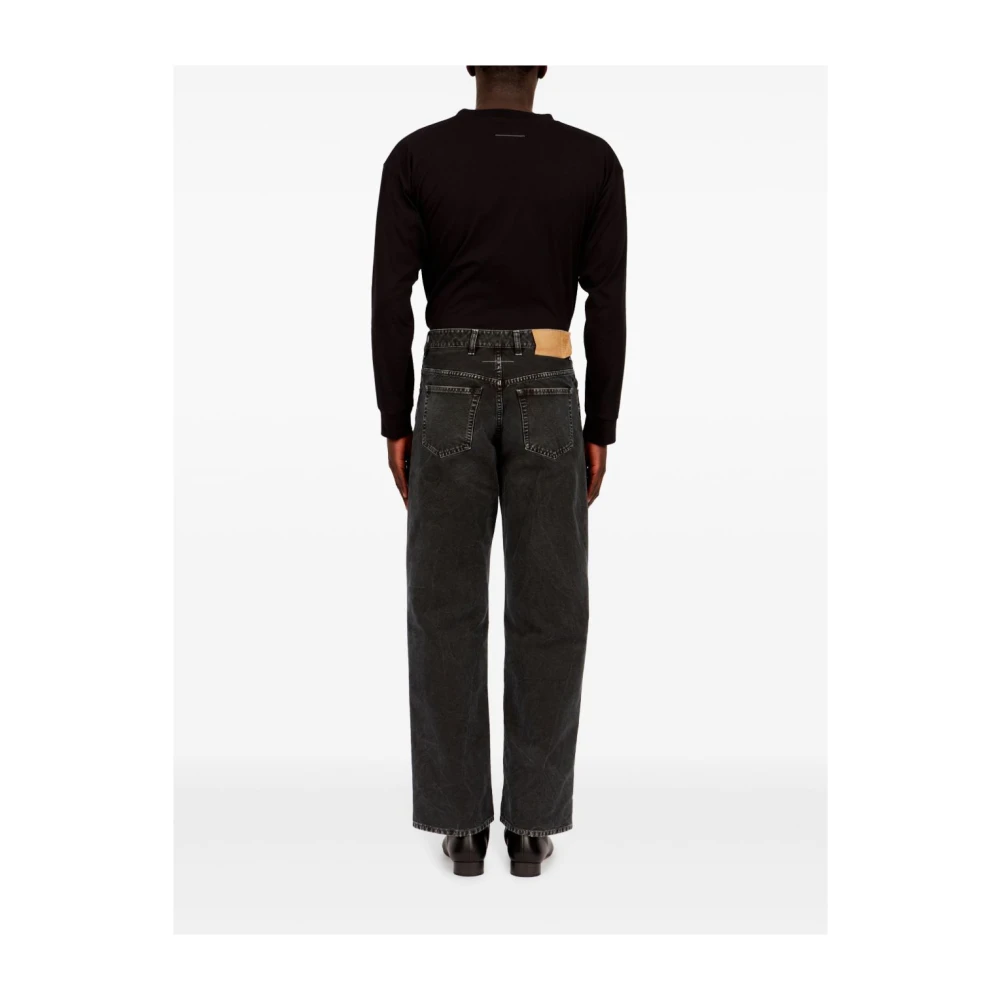 MM6 Maison Margiela Zwarte klassieke rechte jeans Black Heren