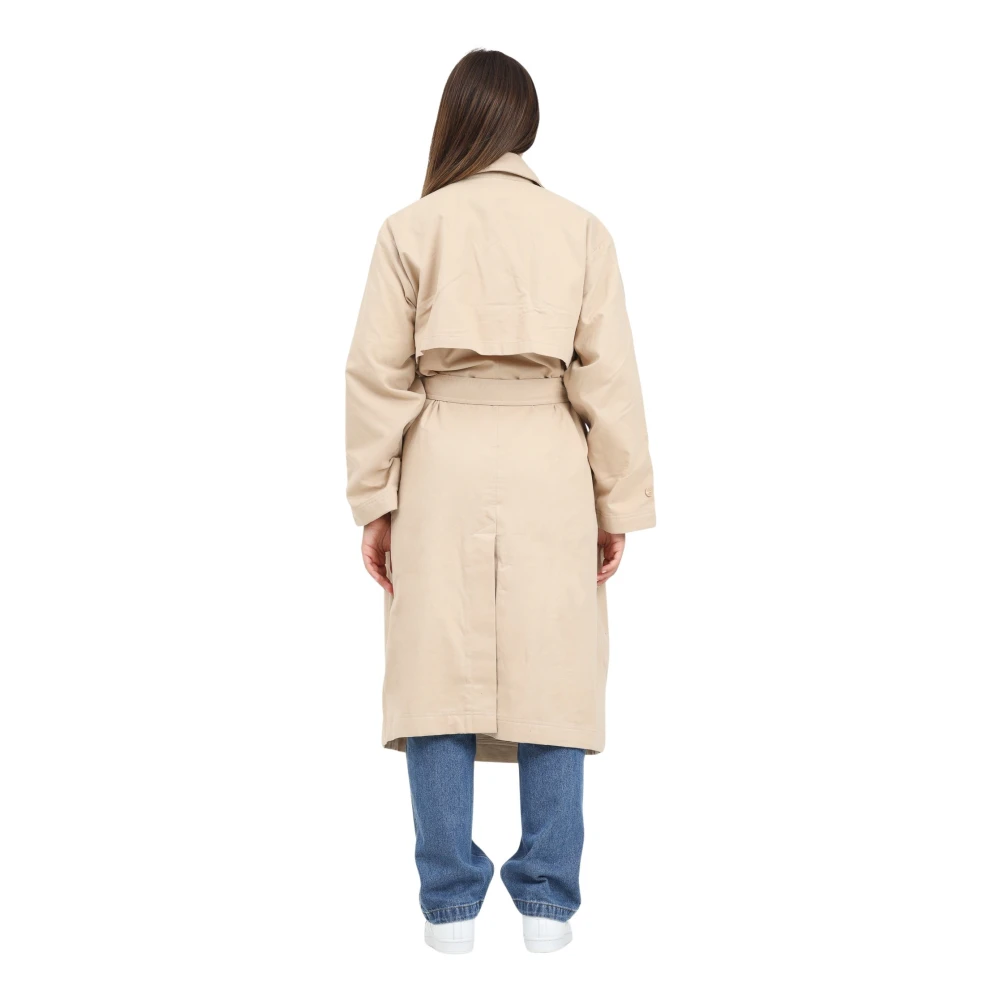 adidas Originals Beige Trenchcoat voor vrouwen Beige Dames