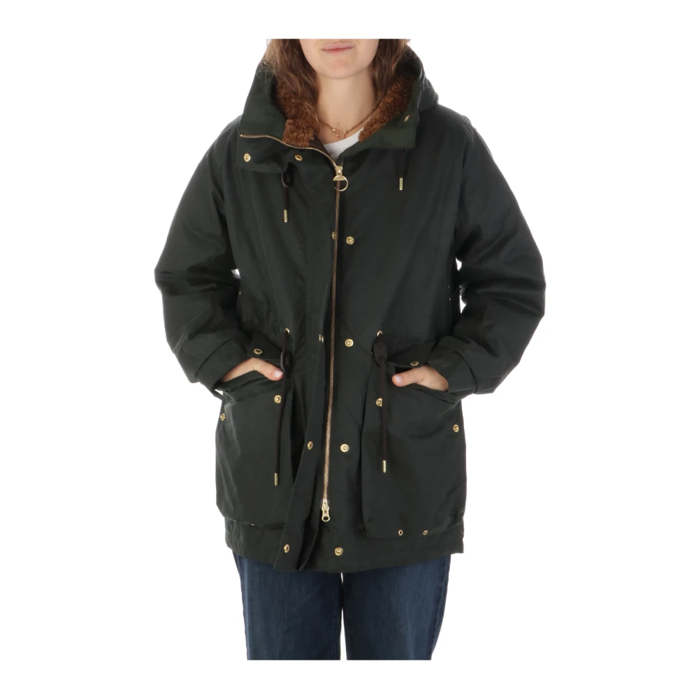 Barbour Grantley Waxjas Green Dames