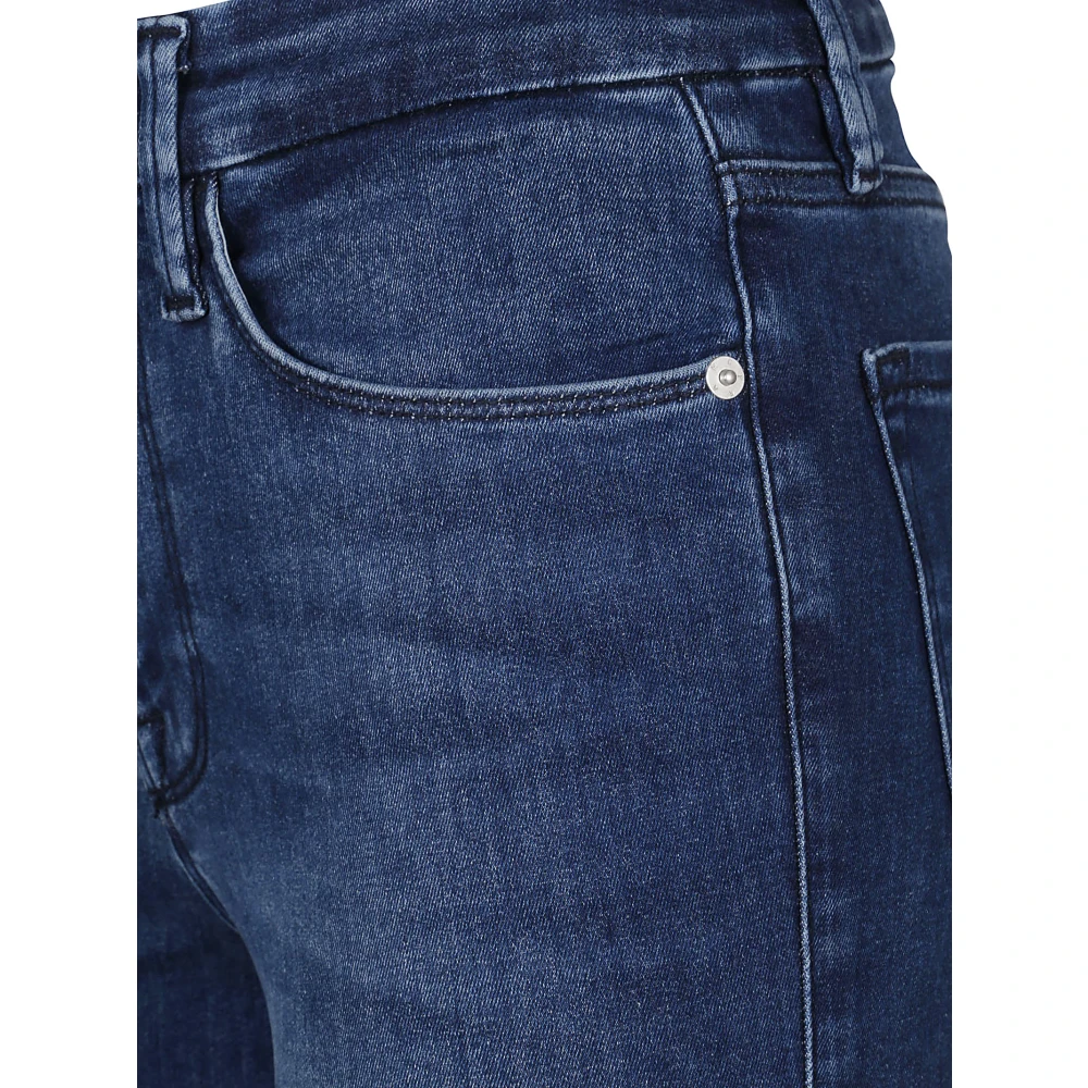 Frame Comfortabele Straight Jeans Blue Dames