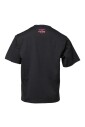 t-shirt-noir-a-imprime-graphique-col-rond