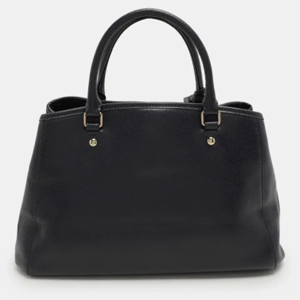 Coach Pre-owned Leather handbags Black Dames