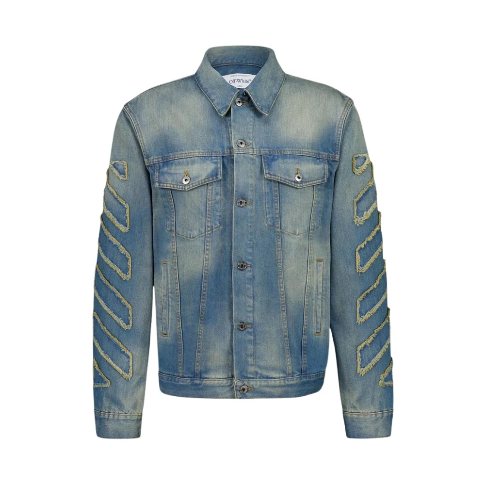 Off White Uomo Blu - Coats - Jackets - M