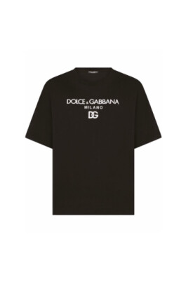 black-logo-print-crew-neck-t-shirt