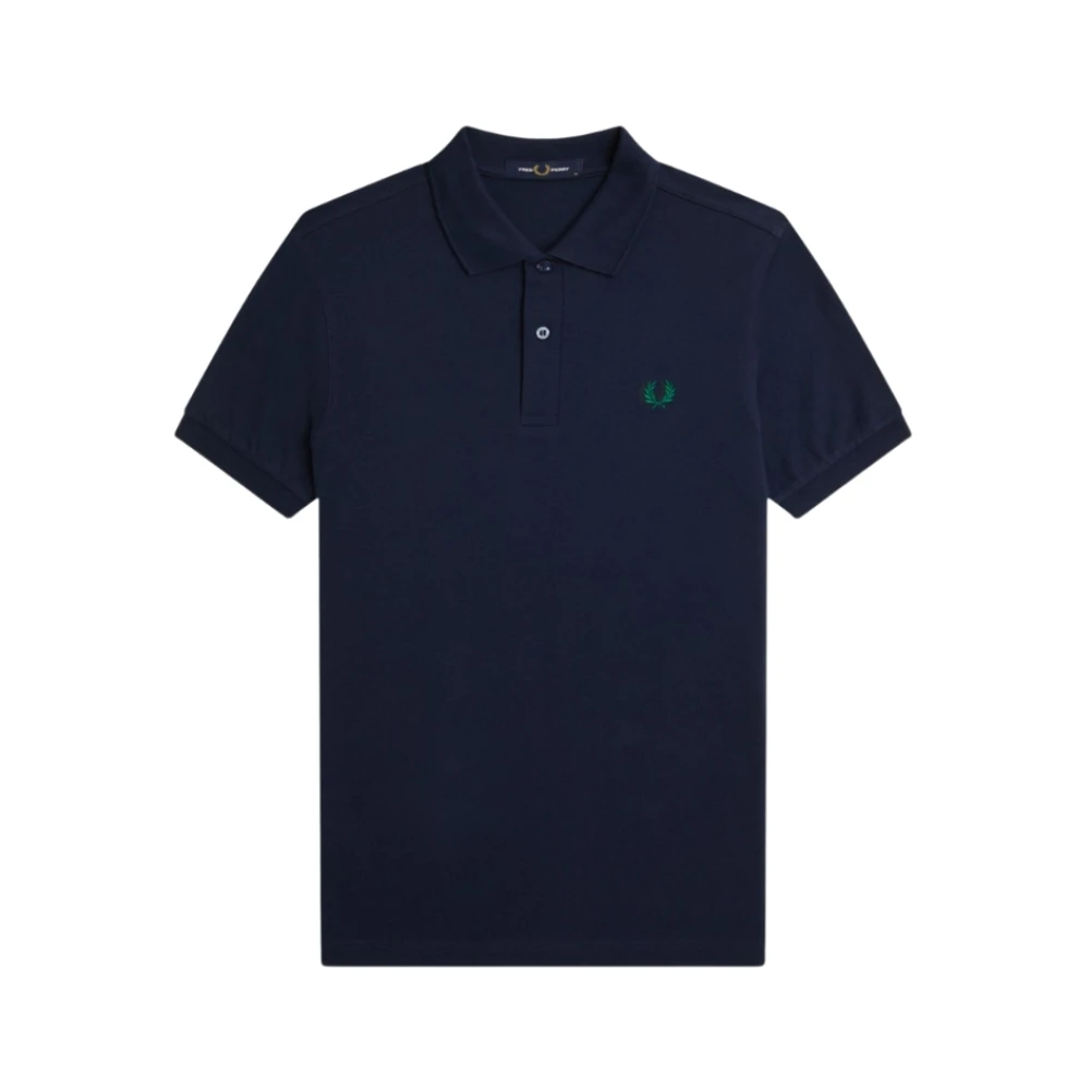 Fred Perry Men's Blue Logo Polo Shirt