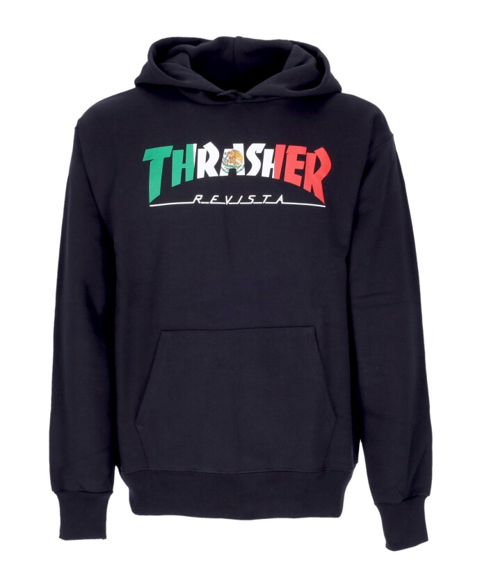 mexico-svart-hoodie-langarmad-sweatshirt