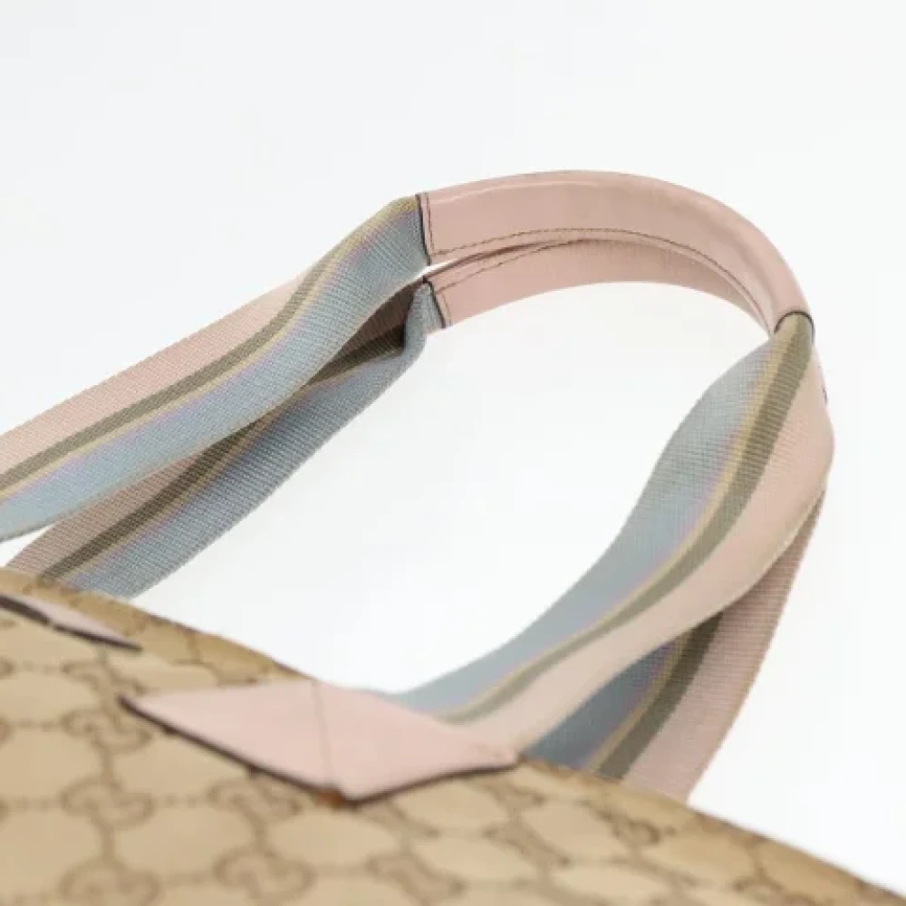 Gucci Vintage Pre-owned Canvas totes Beige Dames