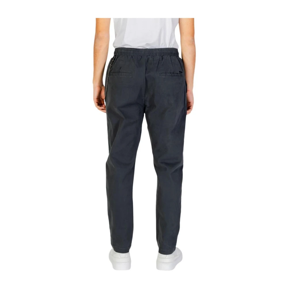 Gianni Lupo Grijze Katoenmix Stretchbroek Herfst Winter Gray Heren