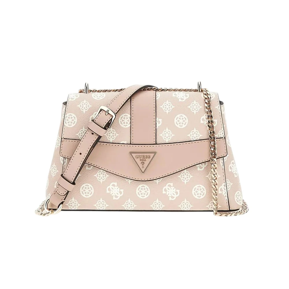 Guess Women's Beige Dorys 4G Shoulder Bag - Shoulder Bags - One Size - Bags
