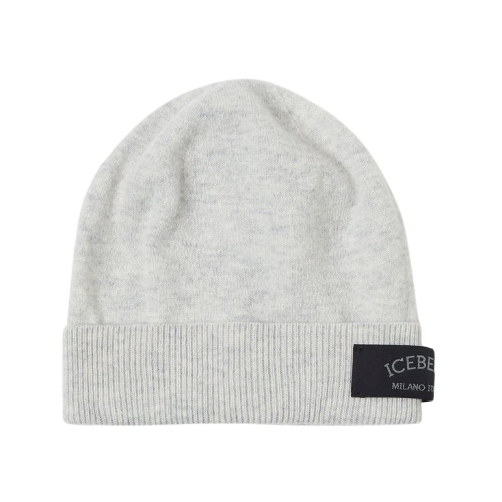 Iceberg Muts van kasjmier wolmix Gray Dames