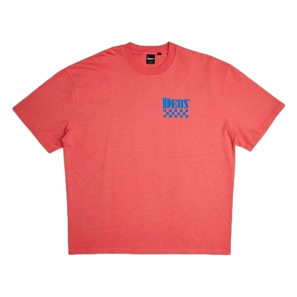 Deus Ex Machina Trip Tee T-shirt Pink Heren