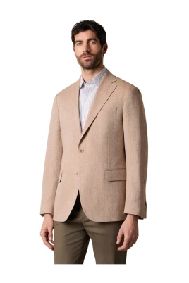 Herringbone Linne Ull Blazer