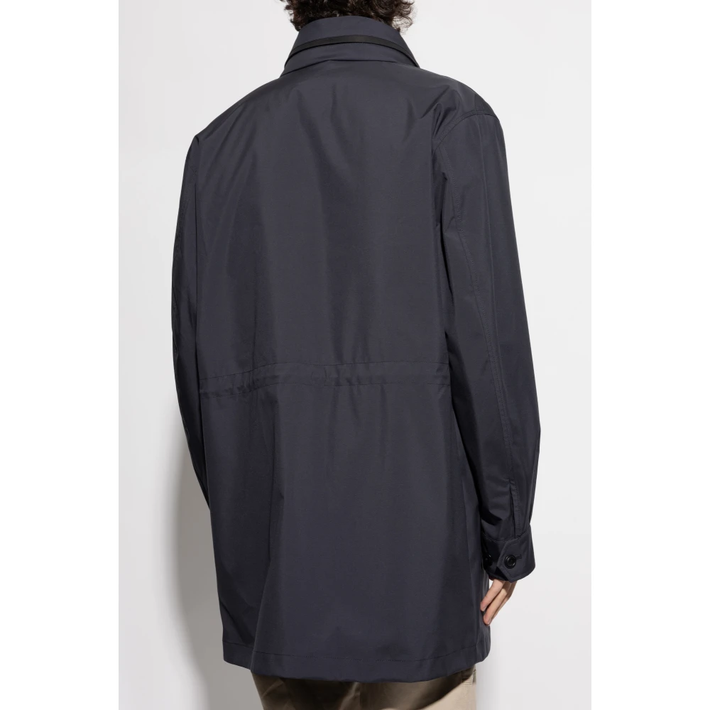 Moncler Tweelaagse jas Lanche Blue Heren