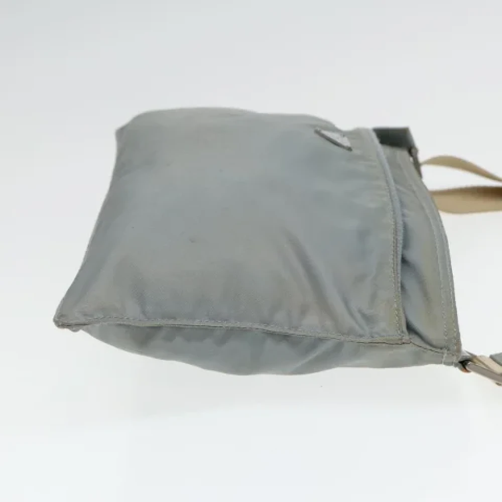Prada Vintage Pre-owned Nylon prada-bags Blue Dames