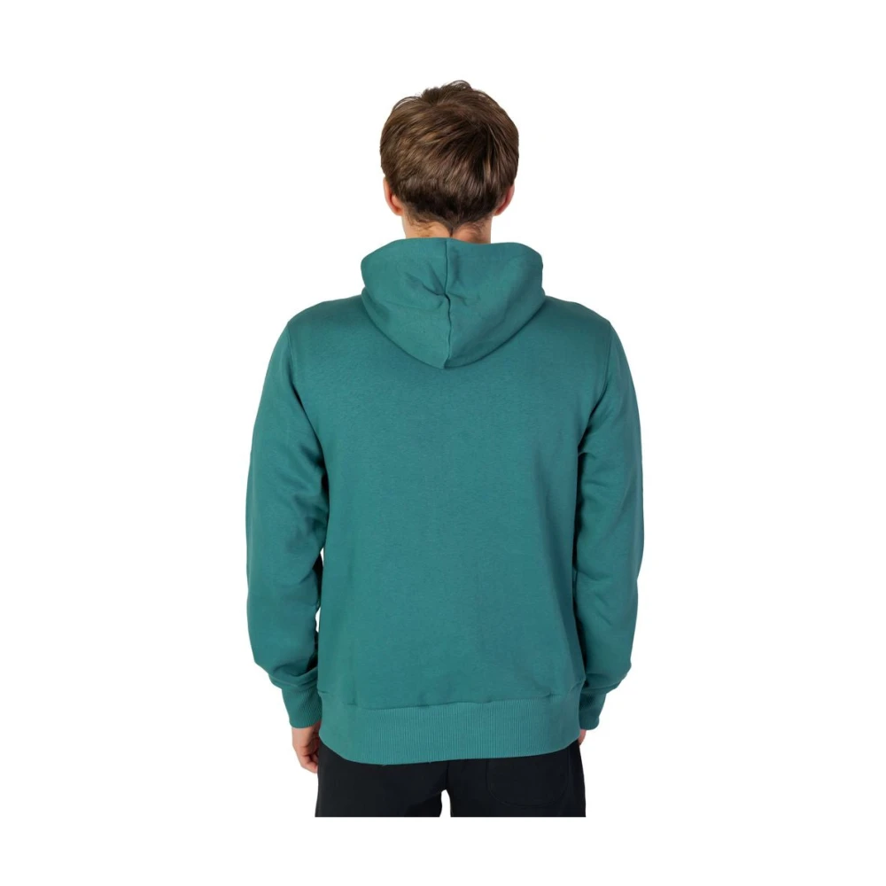 New Balance Groene Katoenen Hoodie Herfst Winter Collectie Green Heren