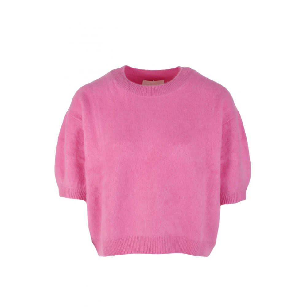 Lisa Yang Juniper Sweater Breigoed Collectie Pink Dames