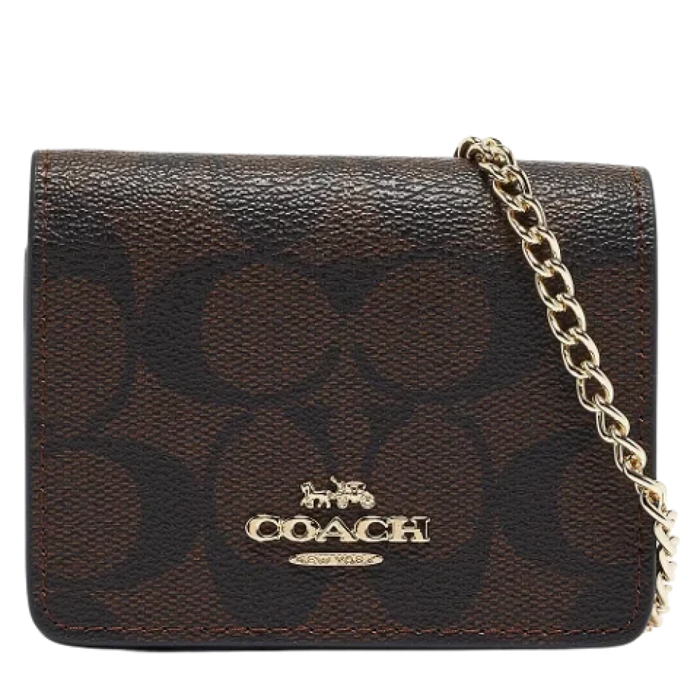 Coach Pre-owned Coated canvas wallets Multicolor Dames