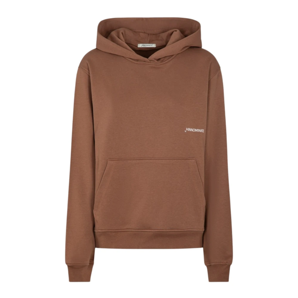 Hinnominate Women's Brown Felpa Basica Con Cappuccio - Hoodies - M - Sweatshirts & Hoodies