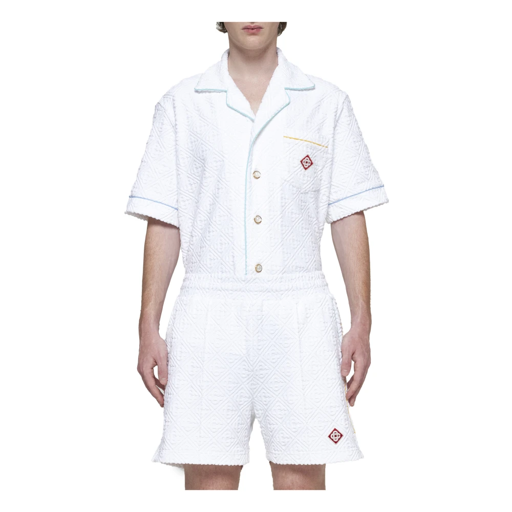 Casablanca Witte Shorts voor Zomer White Heren