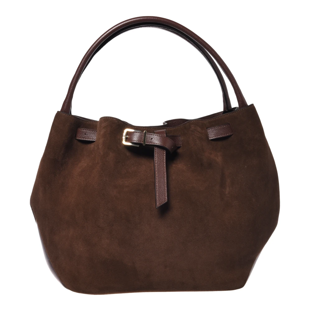 Baldinini Women's Brown Handbags, One Size, Suede Handbag
