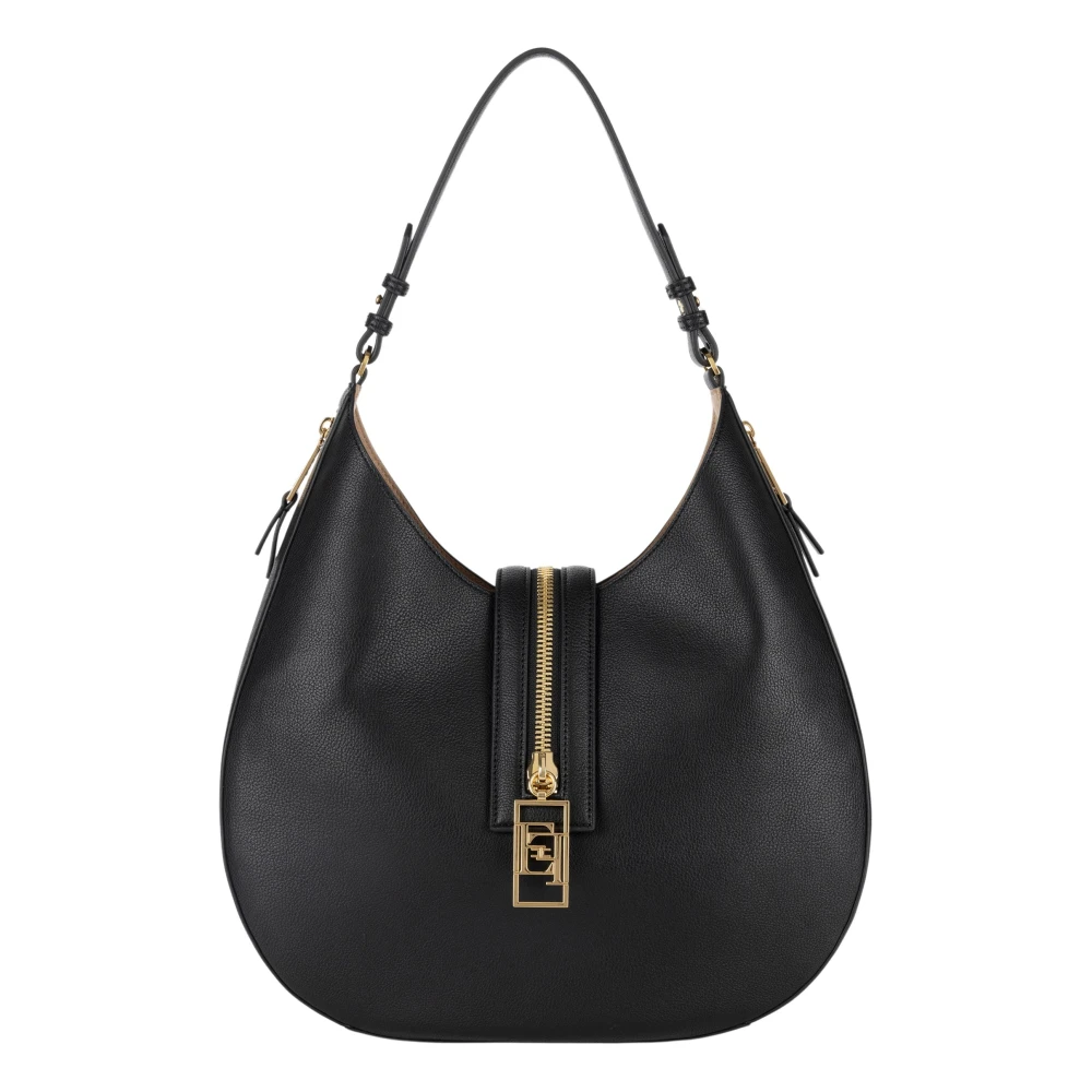 Elisabetta Franchi Stijlvolle Borsa Tas voor Vrouwen Black Dames