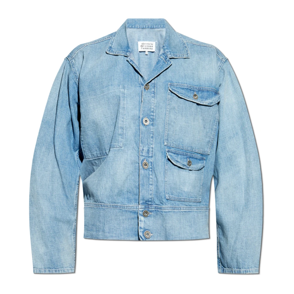 Maison Margiela Lichte spijkerjas Blue Heren