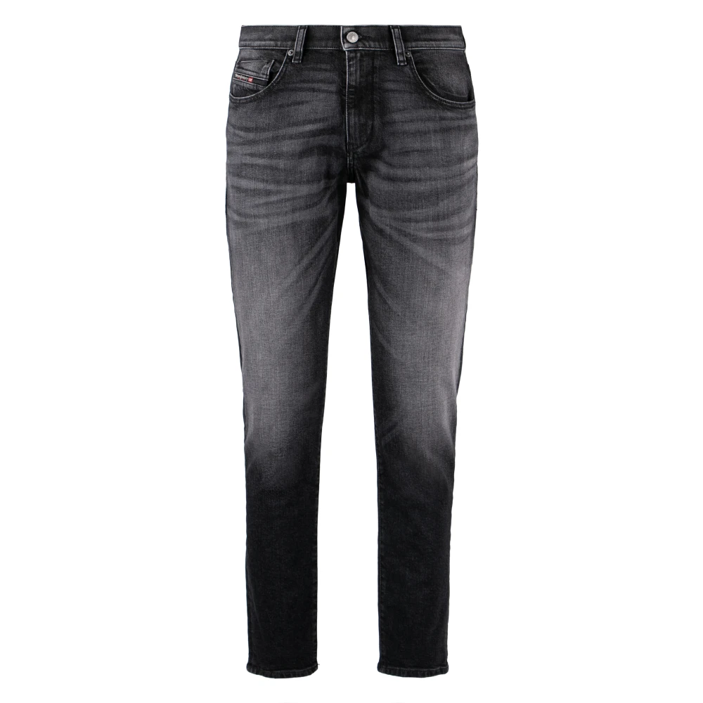 Diesel Slim Fit Jeans met Achterlogo Black Heren