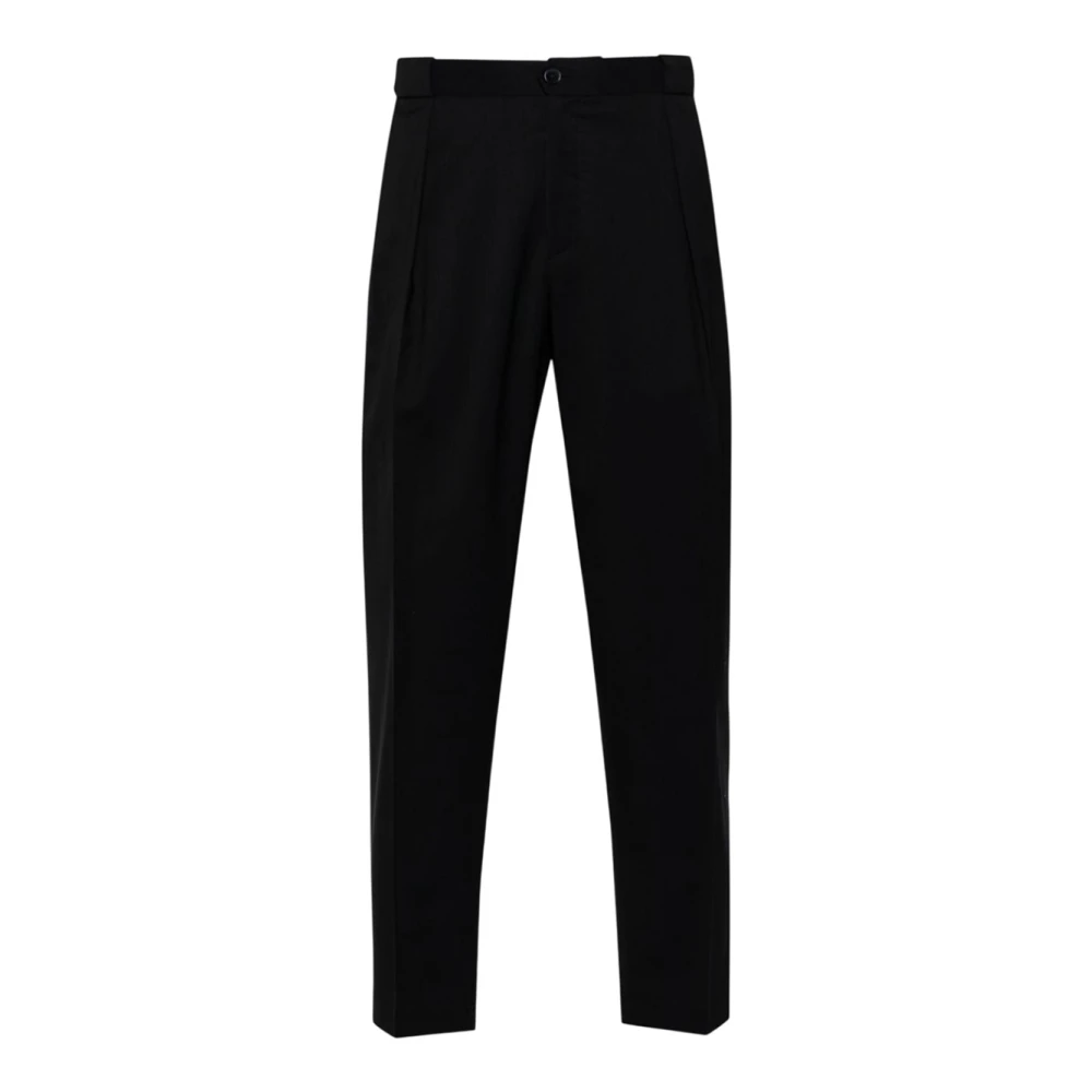 Briglia Elegante Wol Kasjmier Casual Broek Black Heren