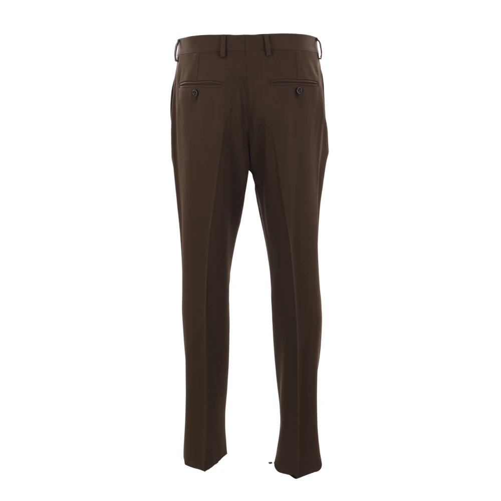 Lardini Donkerbruine wolboor chinos Brown Heren