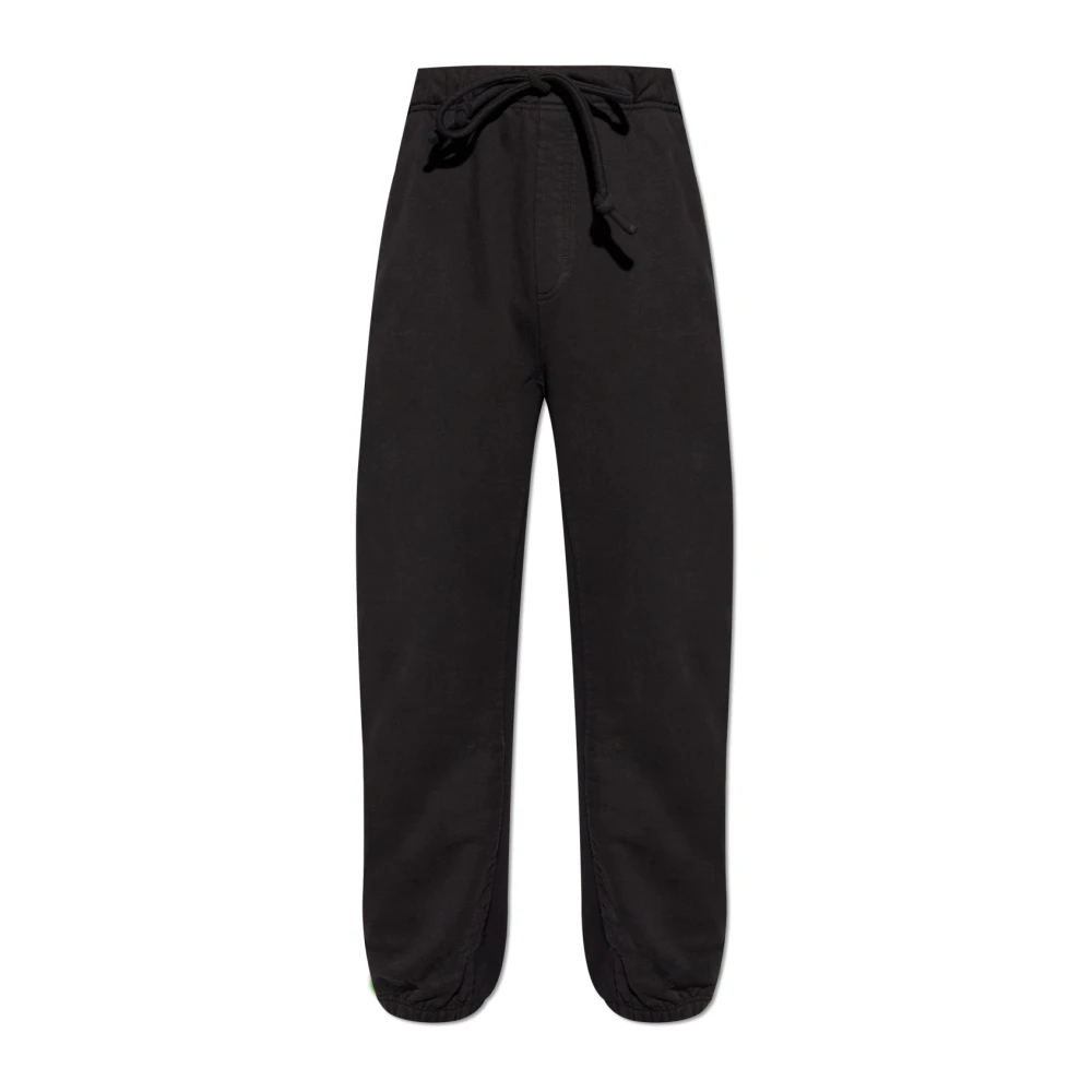 Dolce & Gabbana , Sweatpants, Male, Black, S, Joggers With Cuffed Legs