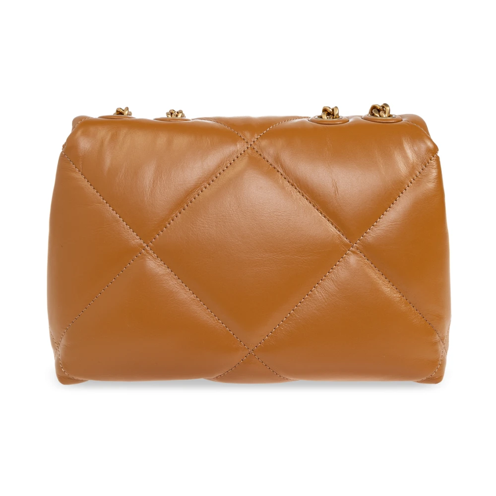 TORY BURCH Kira Diamond Kleine Schoudertas Brown Dames