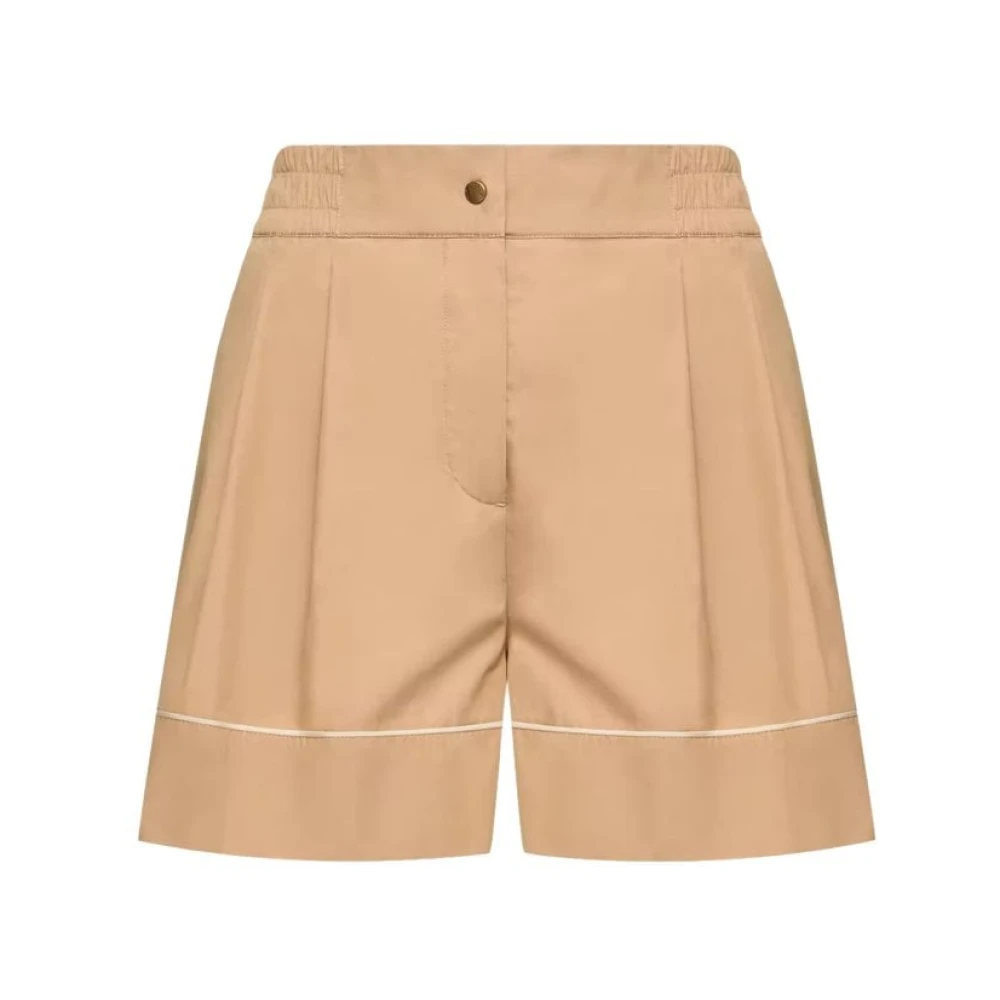 Moncler Beige Bermuda 1 Jw Anderson - Female - Casual Shorts - Xs - Shorts