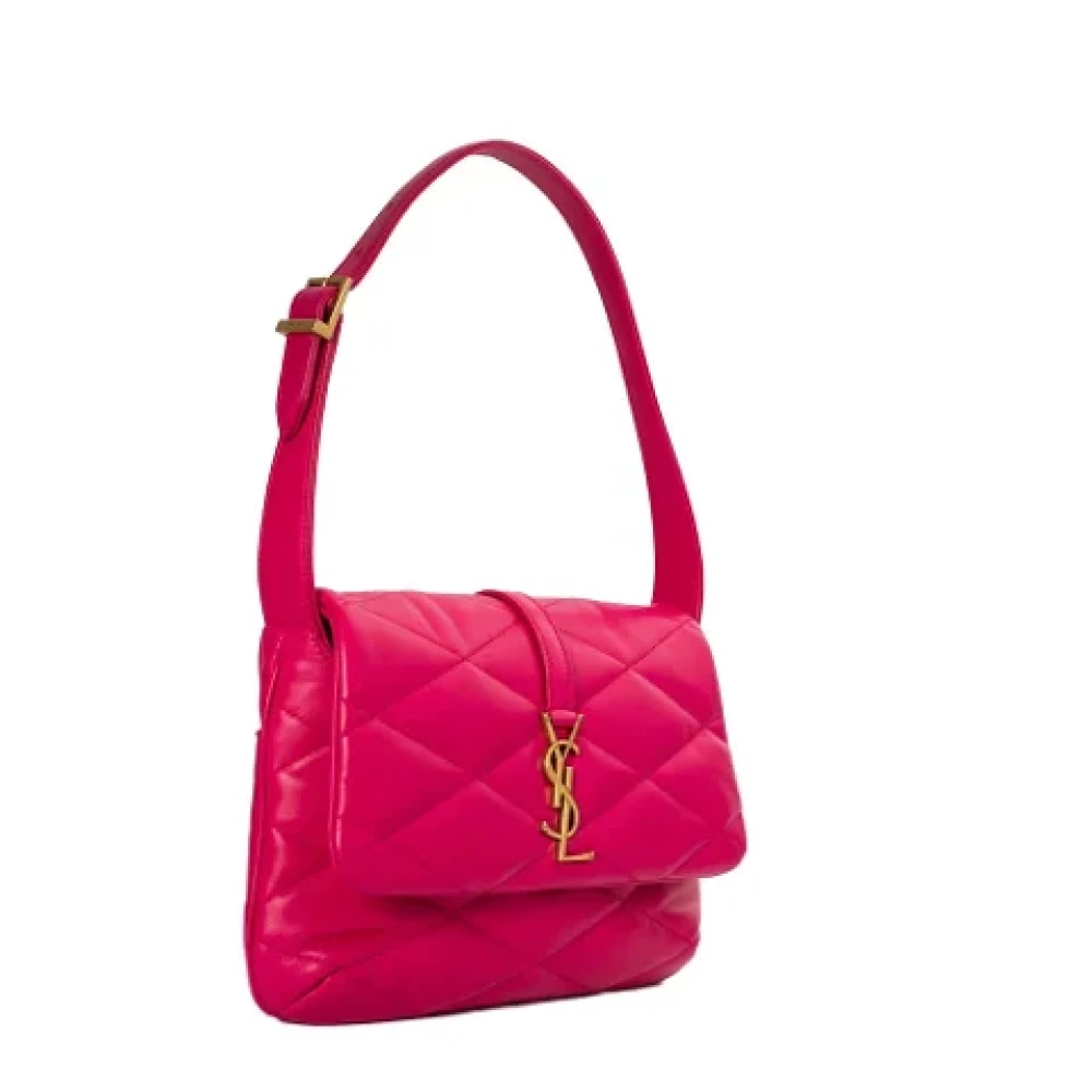 Yves Saint Laurent Vintage Pre-owned Leather handbags Pink Dames