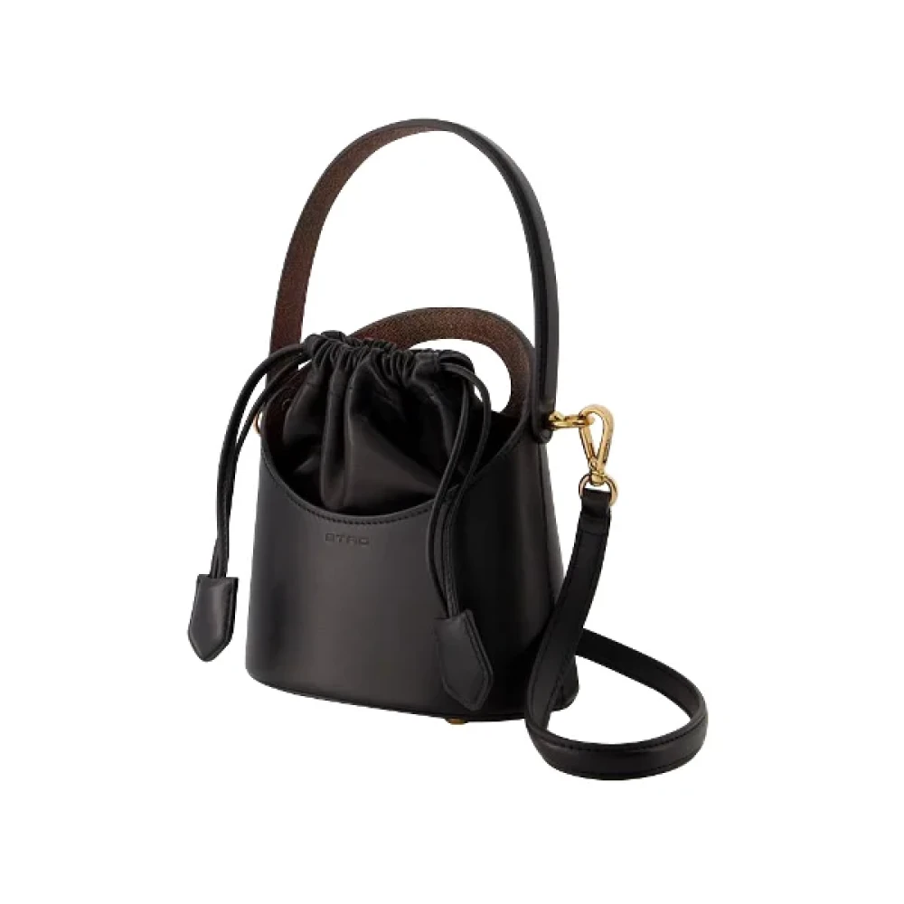 ETRO Leather shoulder-bags Black Dames