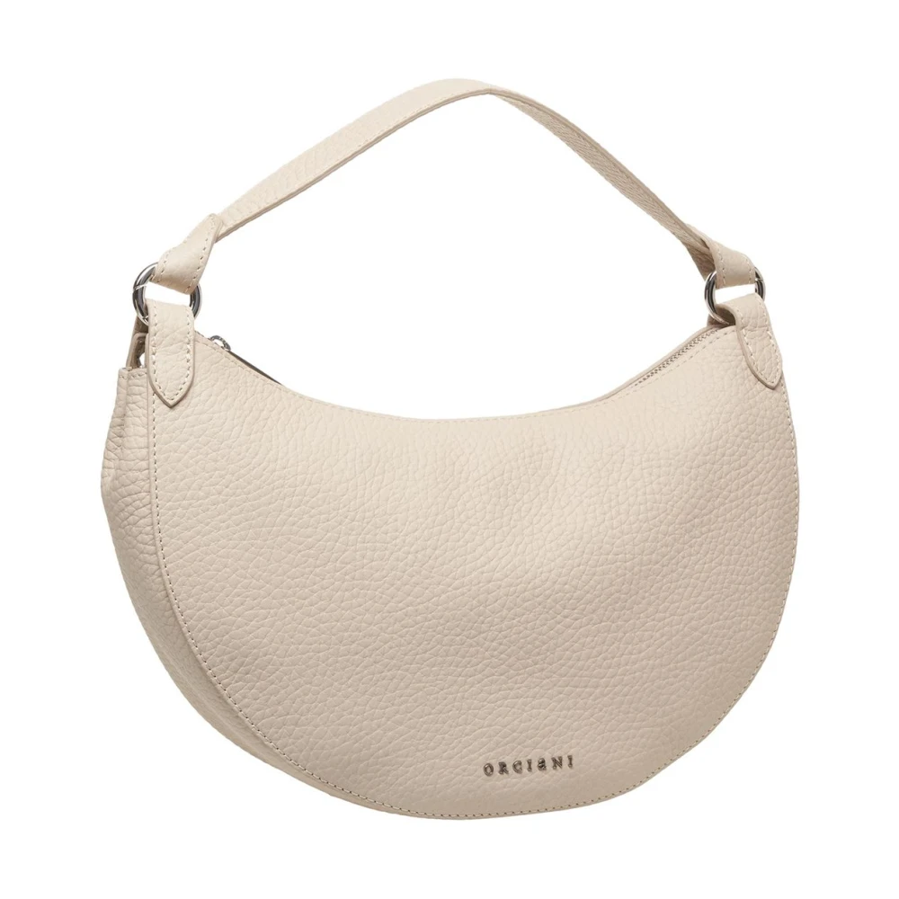 Orciani Beige Leren Schoudertas Beige Dames