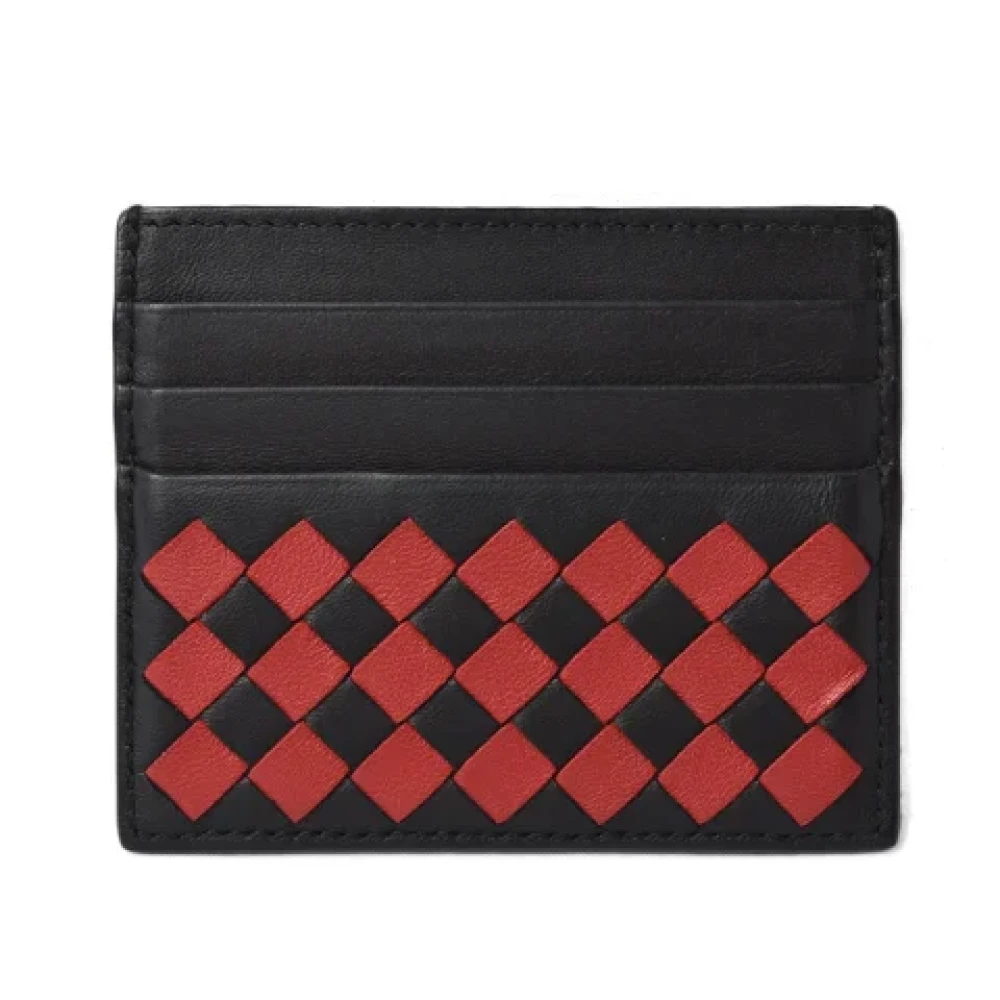 Bottega Veneta Vintage Pre-owned Leather wallets Black Heren