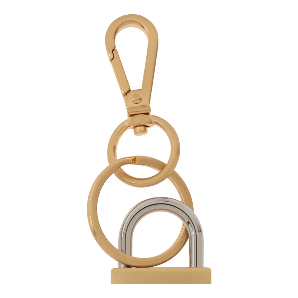 Ami Paris Sleutelhanger met logo Yellow Unisex