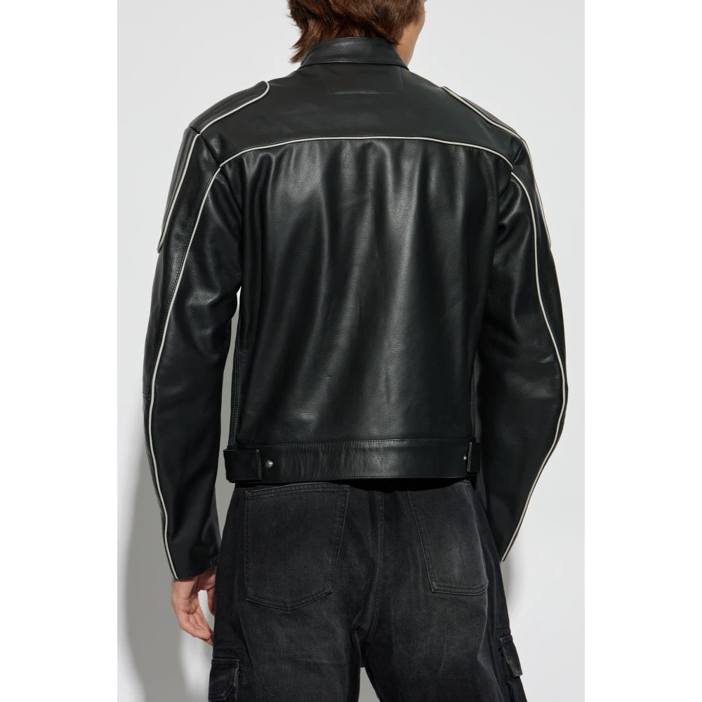 Misbhv Leren jas Black Heren