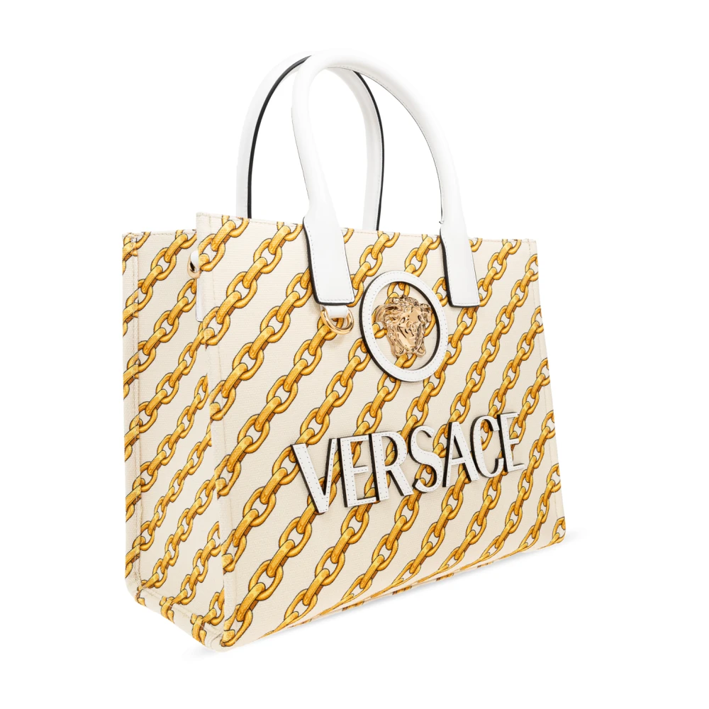 Versace 'Shopper' tas Beige Dames