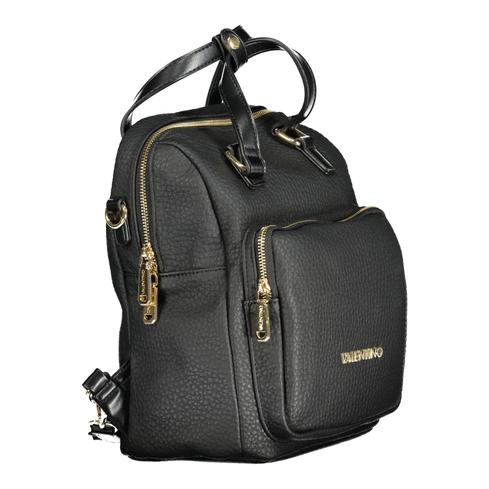 Valentino by Mario Valentino Omkeerbare rugzak met contrastdetails Black Dames