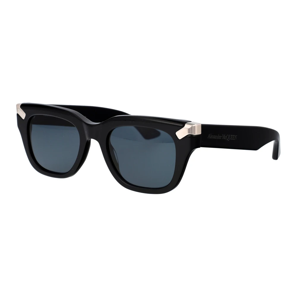 Alexander Mcqueen , Sunglasses, Unisex, Black, 51 Mm, Rectangle Sunglasses